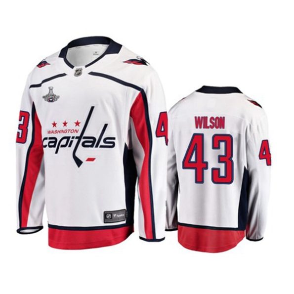 Washington-Capitals-NO.43-Tom-Wilson-Jersey-White-2019-Stanley-Cup