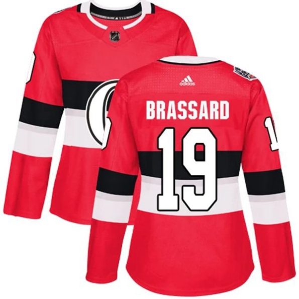 Womens-Ottawa-Senators-Derick-Brassard-19-Red-2017-100-Classic-Authentic