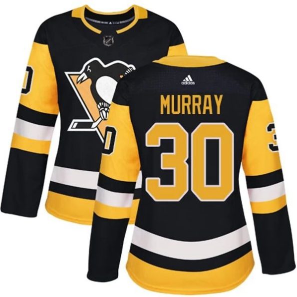 Womens-Pittsburgh-Penguins-Matt-Murray-30-Black-Authentic