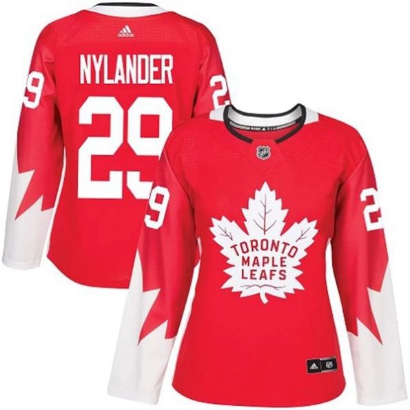 Womens-Toronto-Maple-Leafs-William-Nylander-29-Red-Alternate-Authentic-Alternate