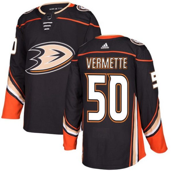 Youth-Anaheim-Ducks-Antoine-Vermette-NO.50-Black-Authentic-Home