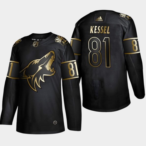 Youth-Arizona-Coyotes-Phil-Kessel-NO.81-Golden-Edition-Authentic-Black