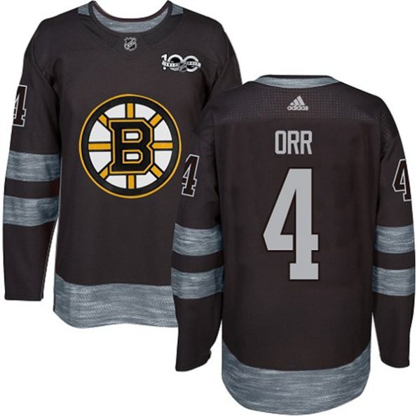 Youth-Boston-Bruins-Bobby-Orr-NO.4-Authentic-Black-1917-2017-100th-Anniversary