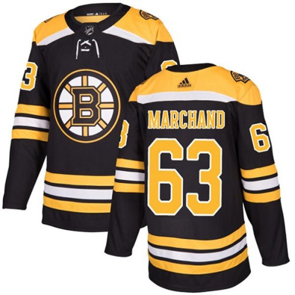 Youth-Boston-Bruins-Brad-Marchand-NO.63-Authentic-Black-Home