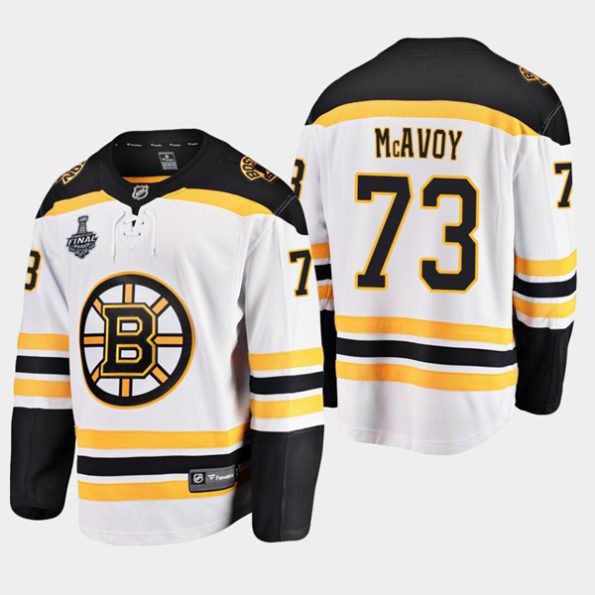 Youth-Boston-Bruins-Charlie-McAvoy-NO.73-Stanley-Cup-Final-Away-Breakaway-White-Youth