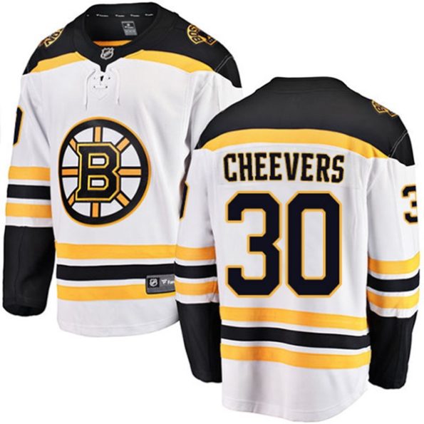 Youth-Boston-Bruins-Gerry-Cheevers-NO.30-Breakaway-White-Fanatics-Branded-Away