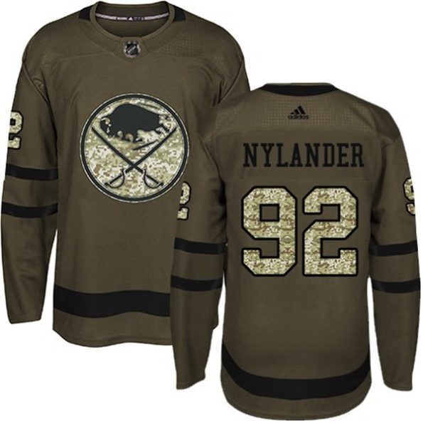 Youth-Buffalo-Sabres-Alexander-Nylander-NO.92-Authentic-Green-Salute-to-Service
