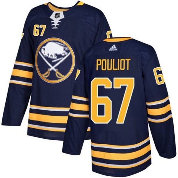 Youth-Buffalo-Sabres-Benoit-Pouliot-NO.67-Authentic-Navy-Blue-Home