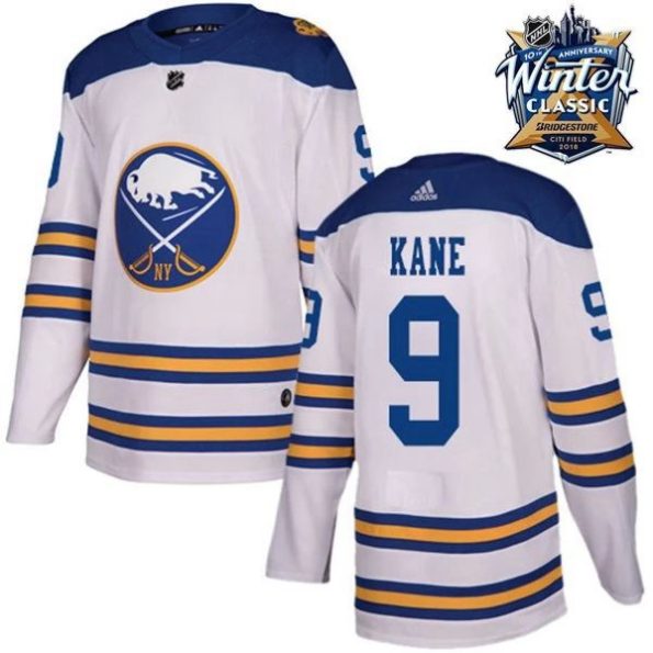 Youth-Buffalo-Sabres-Evander-Kane-9-2018-Winter-Classic-White-Authentic