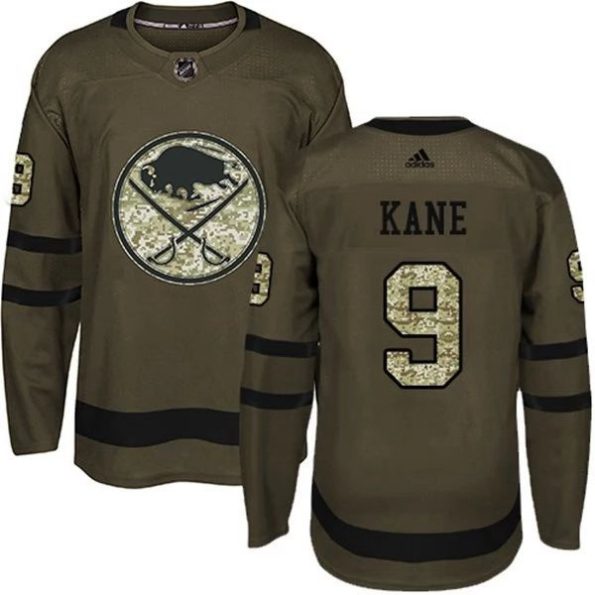 Youth-Buffalo-Sabres-Evander-Kane-9-Camo-Green-Authentic
