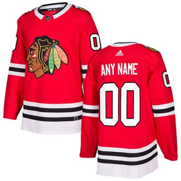 Youth-Chicago-Blackhawks-Customized-Home-Red-Authentic