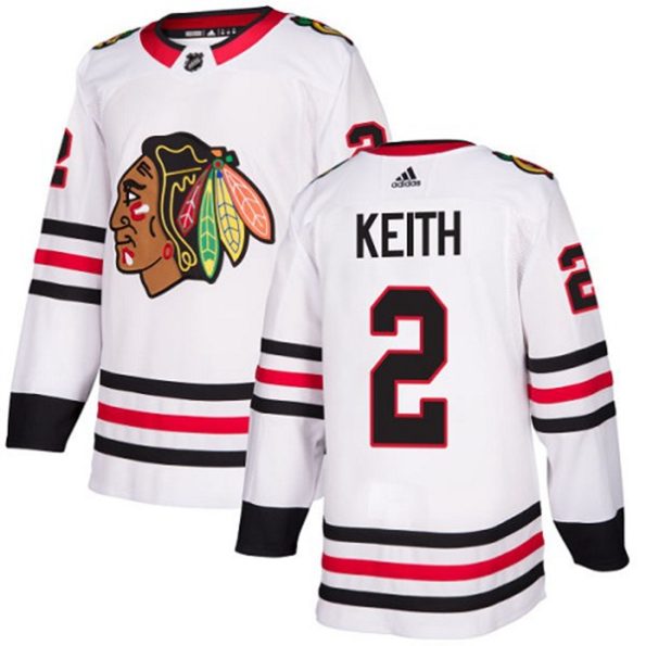 Youth-Chicago-Blackhawks-Duncan-Keith-NO.2-Authentic-White-Away