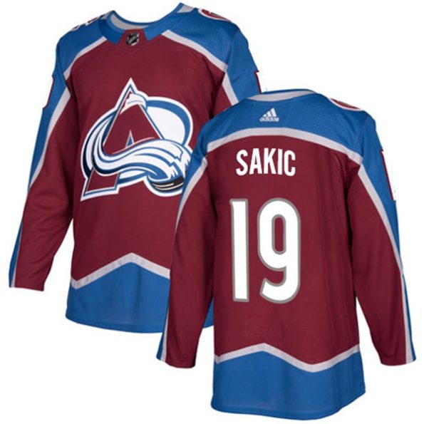 Youth-Colorado-Avalanche-Joe-Sakic-NO.19-Authentic-Burgundy-Red-Home