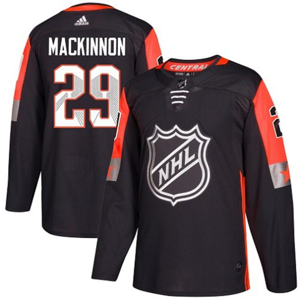 Youth-Colorado-Avalanche-Nathan-MacKinnon-NO.29-Authentic-Black-2018-All-Star-Central-Division