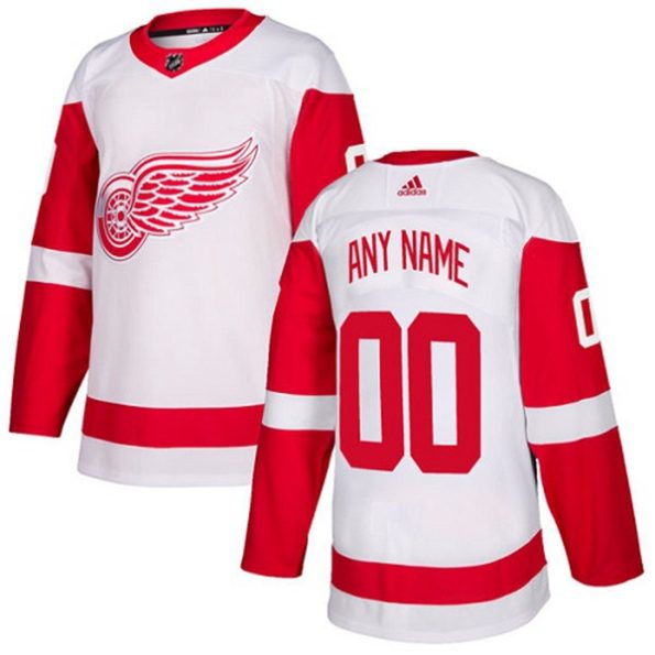 Youth-Detroit-Red-Wings-Customized-Away-White-Authentic