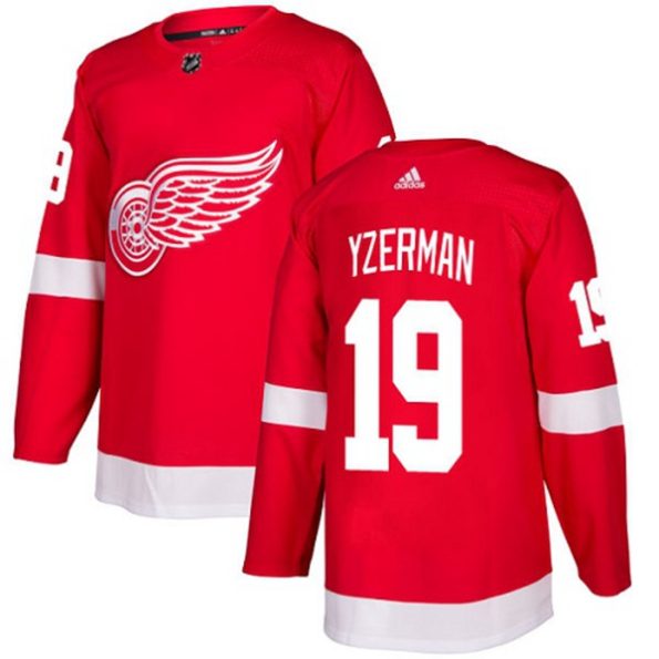 Youth-Detroit-Red-Wings-Steve-Yzerman-NO.19-Authentic-Red-Home