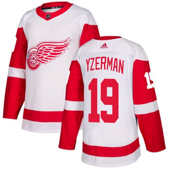 Youth-Detroit-Red-Wings-Steve-Yzerman-NO.19-Authentic-White-Away