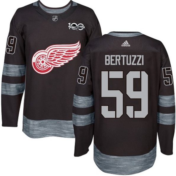 Youth-Detroit-Red-Wings-Tyler-Bertuzzi-NO.59-Authentic-Black-1917-2017-100th-Anniversary