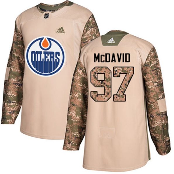 Youth-Edmonton-Oilers-Connor-McDavid-NO.97-Authentic-Camo-Veterans-Day-Practice