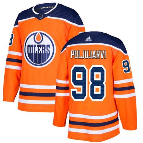 Youth-Edmonton-Oilers-Jesse-Puljujarvi-NO.98-Authentic-Orange-Home