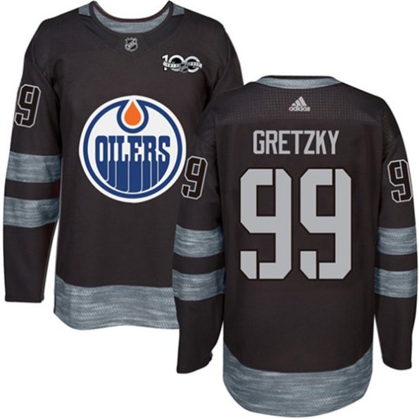 Youth-Edmonton-Oilers-Wayne-Gretzky-NO.99-Authentic-Black-1917-2017-100th-Anniversary