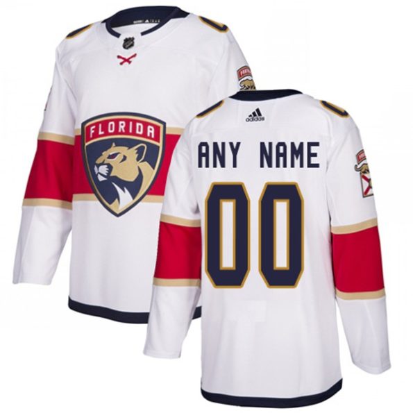 Youth-Florida-Panthers-Customized-Away-White-Authentic