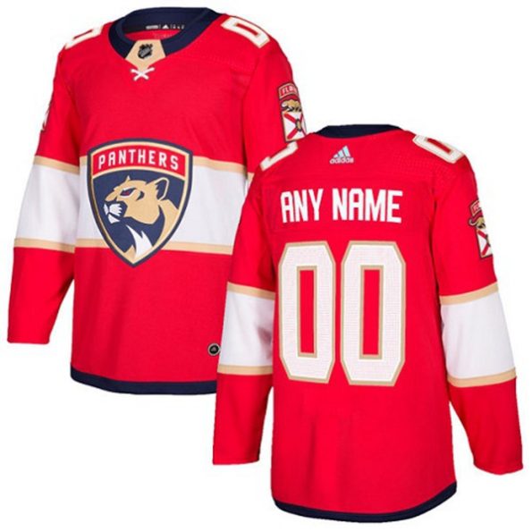 Youth-Florida-Panthers-Customized-Home-Red-Authentic