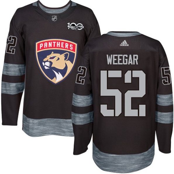 Youth-Florida-Panthers-MacKenzie-Weegar-NO.52-Authentic-Black-1917-2017-100th-Anniversary