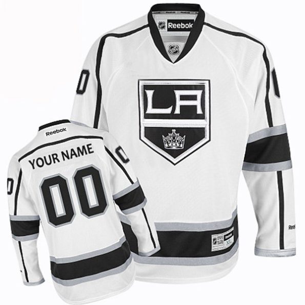 Youth-Los-Angeles-Kings-Customized-Away-White-Authentic