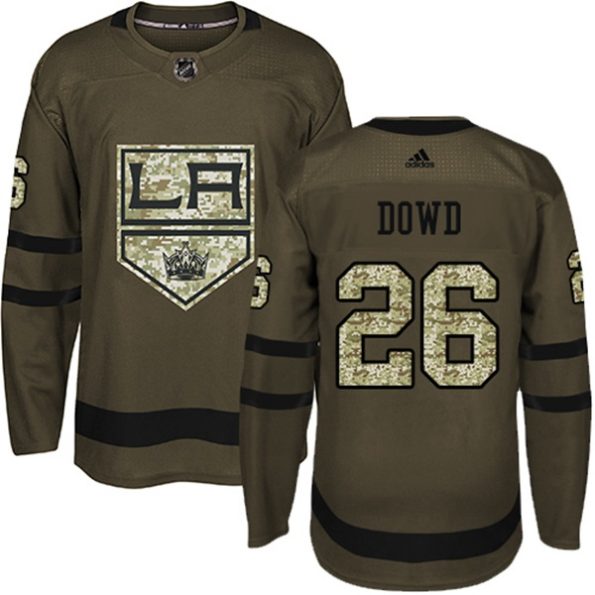 Youth-Los-Angeles-Kings-Nic-Dowd-NO.26-Authentic-Green-Salute-to-Service