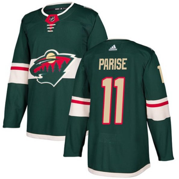 Youth-Minnesota-Wild-Zach-Parise-NO.11-Authentic-Green-Home