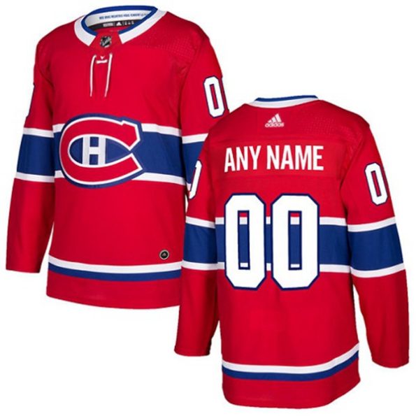 Youth-Montreal-Canadiens-Customized-Home-Red-Authentic