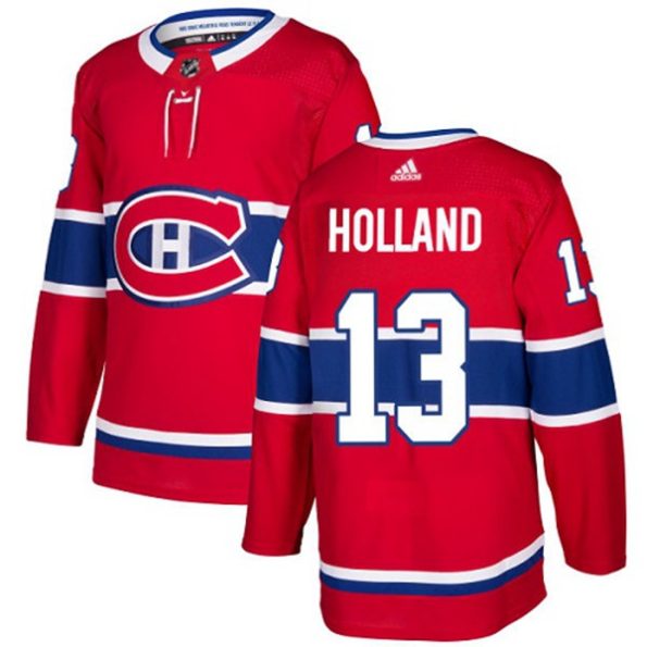 Youth-Montreal-Canadiens-Peter-Holland-NO.13-Authentic-Red-Home