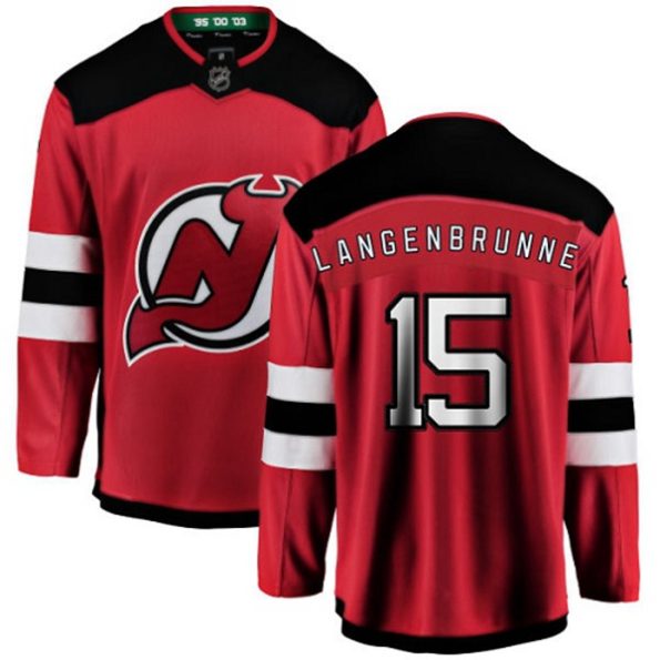 Youth-New-Jersey-Devils-Jamie-Langenbrunner-NO.15-Breakaway-Red-Fanatics-Branded-Home