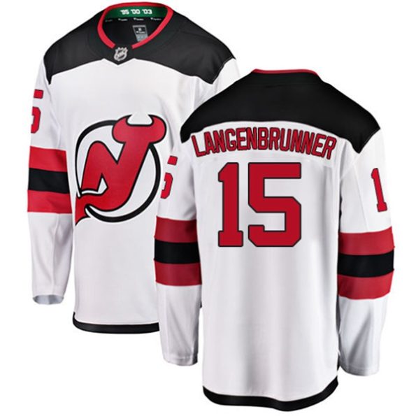 Youth-New-Jersey-Devils-Jamie-Langenbrunner-NO.15-Breakaway-White-Fanatics-Branded-Away