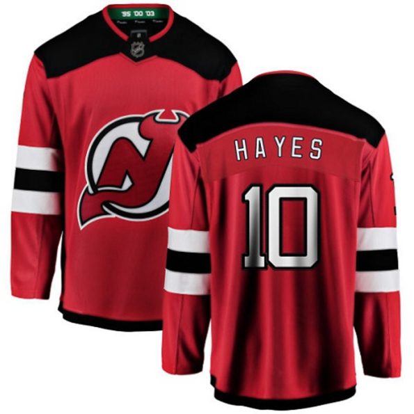 Youth-New-Jersey-Devils-Jimmy-Hayes-NO.10-Breakaway-Red-Fanatics-Branded-Home