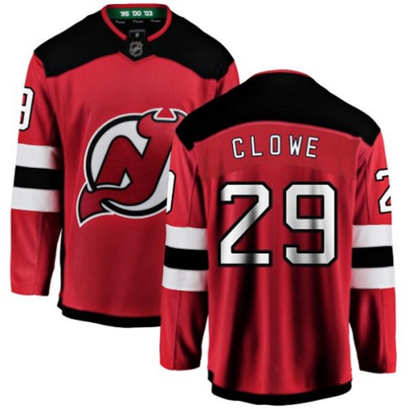 Youth-New-Jersey-Devils-Ryane-Clowe-NO.29-Breakaway-Red-Fanatics-Branded-Home