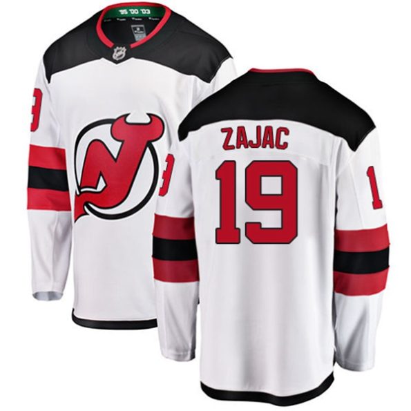 Youth-New-Jersey-Devils-Travis-Zajac-NO.19-Breakaway-White-Fanatics-Branded-Away