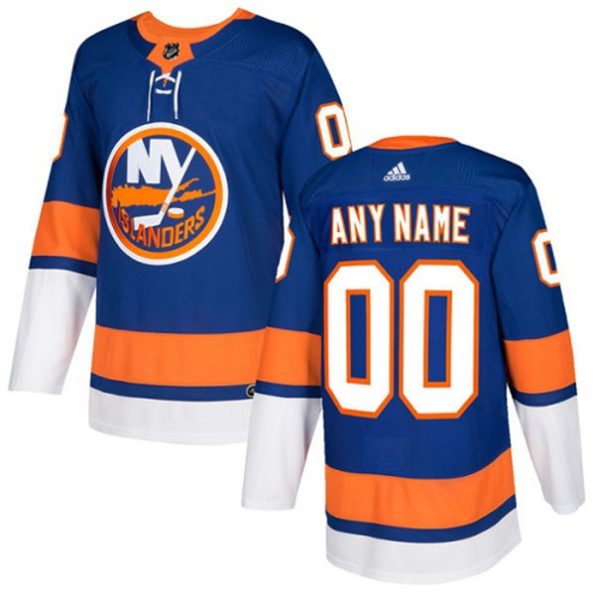 Youth-New-York-Islanders-Customized-Home-Royal-Blue-Authentic