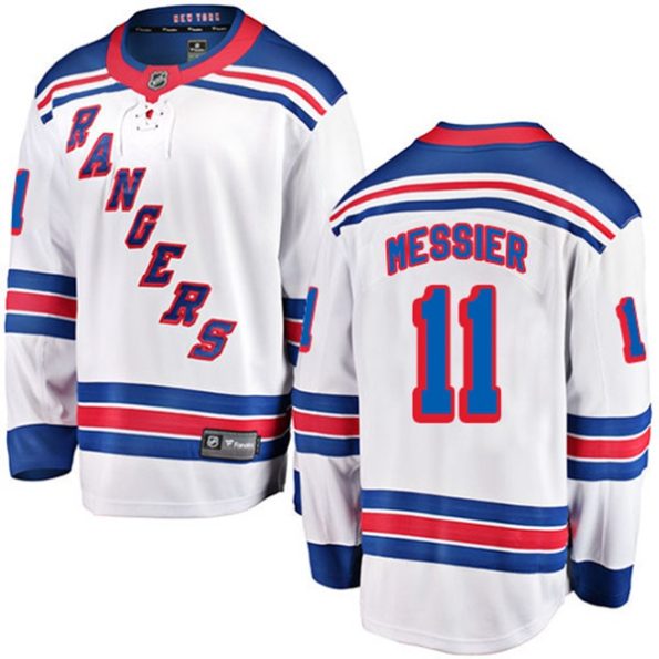 Youth-New-York-Rangers-Mark-Messier-NO.11-Breakaway-White-Fanatics-Branded-Away