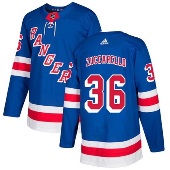 Youth-New-York-Rangers-Mats-Zuccarello-NO.36-Authentic-Royal-Blue-Home