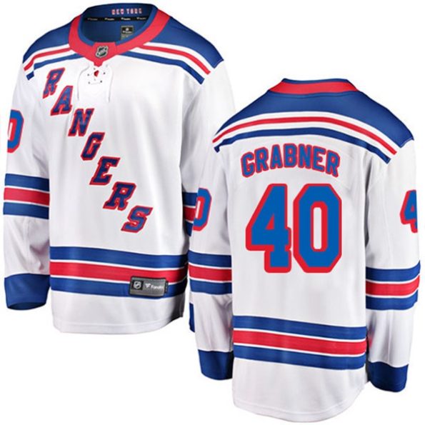 Youth-New-York-Rangers-Michael-Grabner-NO.40-Breakaway-White-Fanatics-Branded-Away