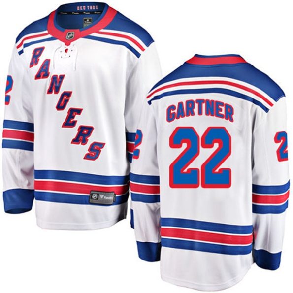Youth-New-York-Rangers-Mike-Gartner-NO.22-Breakaway-White-Fanatics-Branded-Away
