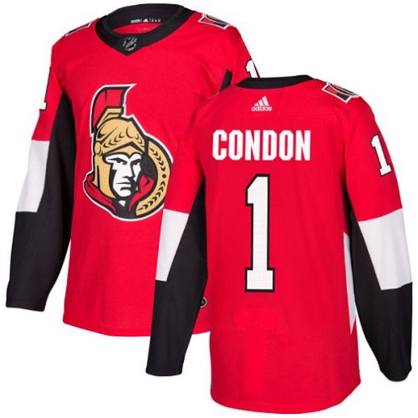 Youth-Ottawa-Senators-Mike-Condon-NO.1-Authentic-Red-Home