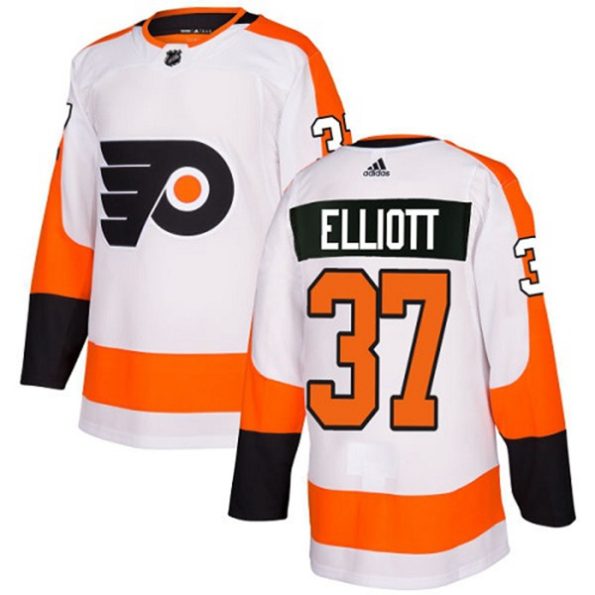 Youth-Philadelphia-Flyers-Brian-Elliott-NO.37-Authentic-White-Away