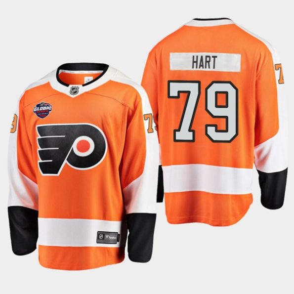 Youth-Philadelphia-Flyers-Carter-Hart-NO.79-Orange-2019-Global-Series-Breakaway-Player