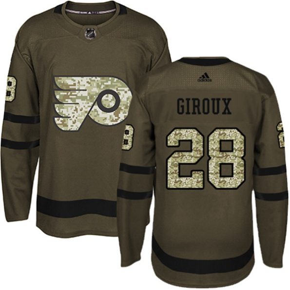Youth-Philadelphia-Flyers-Claude-Giroux-NO.28-Authentic-Green-Salute-to-Service