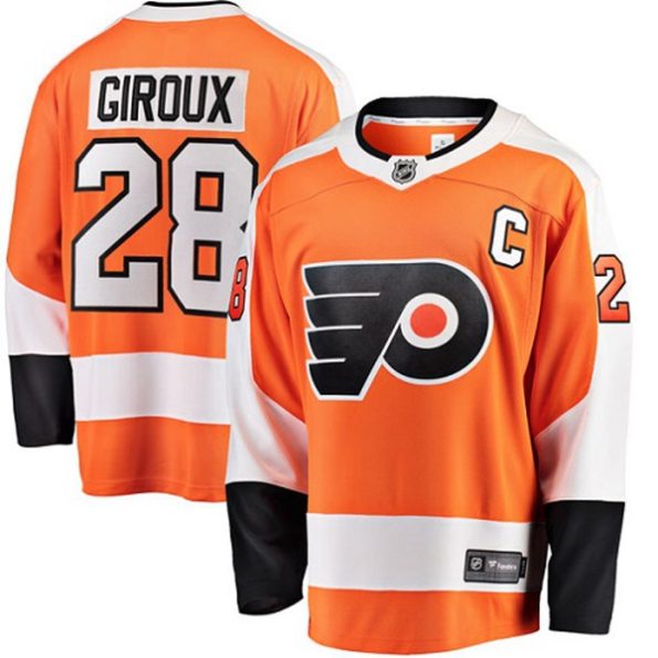 Youth-Philadelphia-Flyers-Claude-Giroux-NO.28-Breakaway-Orange-Fanatics-Branded-Home