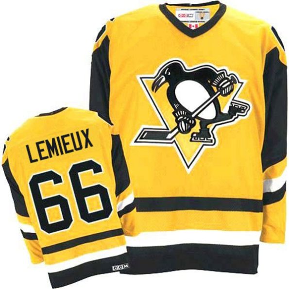 Youth-Pittsburgh-Penguins-Mario-Lemieux-NO.66-Authentic-Throwback-Gold-CCM