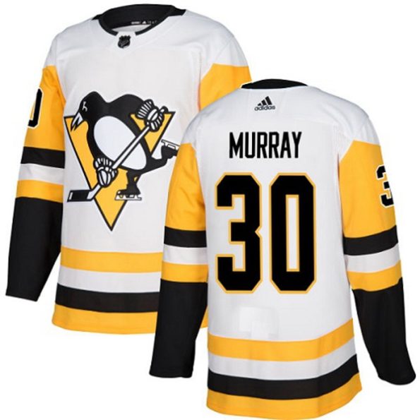 Youth-Pittsburgh-Penguins-Matt-Murray-NO.30-Authentic-White-Away
